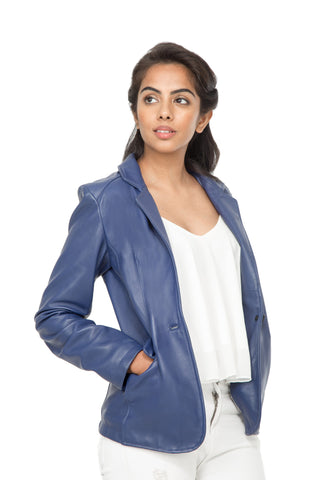 Leather Blazer