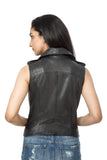 Sleeveless biker vest