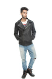 Black biker jacket